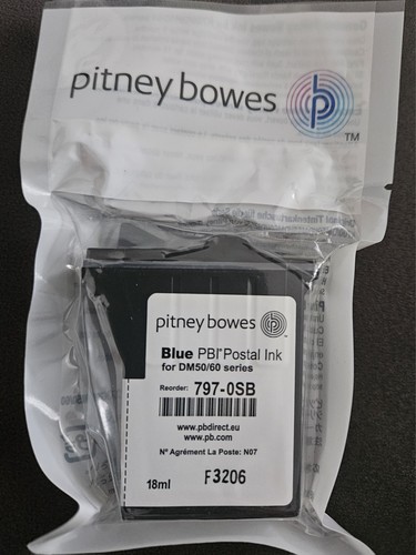 Pitney bowes blue - pbi, postal